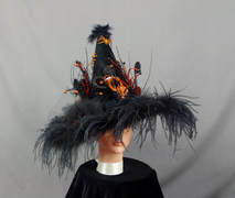 Black and Orange Witch Hat      