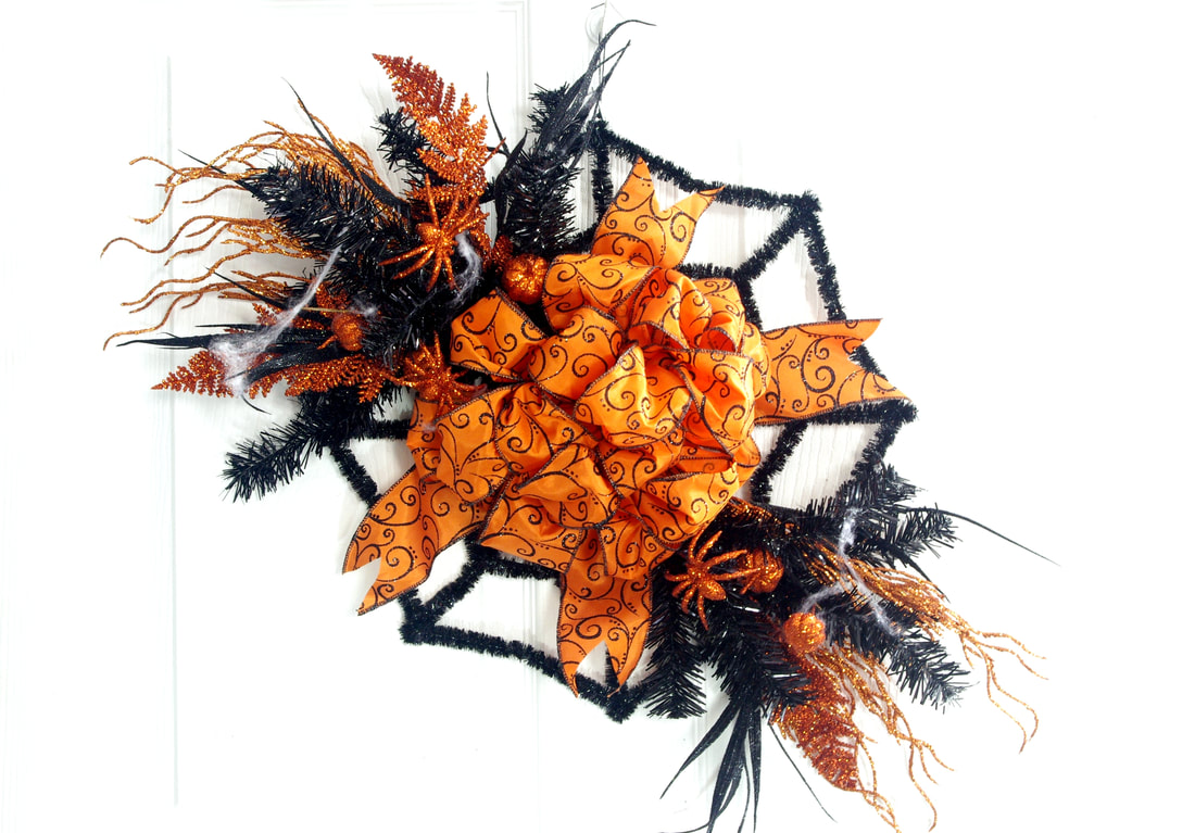 Spider Web Wreath