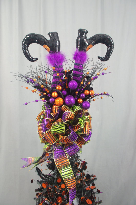Halloween Witch Tree Topper