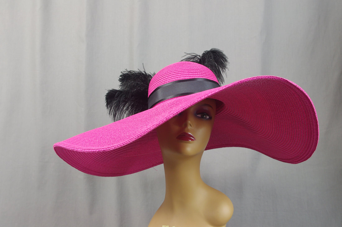 Hot Pink Kentucky Derby Hat